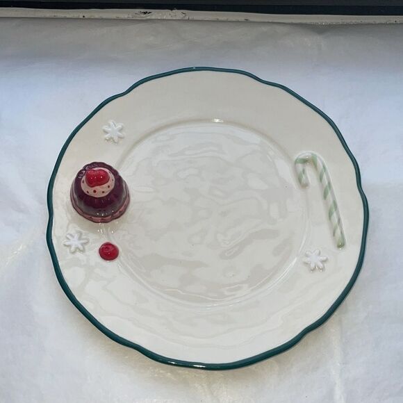 ❤️ Holifaye Dessert Plate in Green - Picture 4 of 5